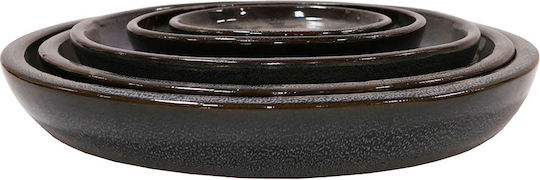 Marhome Керамична Чиния За Пот Сив 5 Бр 06-99078 SET5