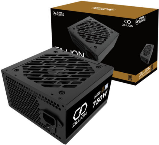 Super Flower Zillion DB 750W Μαύρο Τροφοδοτικό Υπολογιστή Full Wired 80 Plus Bronze