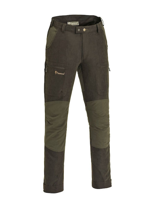 Pinewood Caribou TC Hunting Waterproof Pants Mossgreen/Svart In Khaki Color