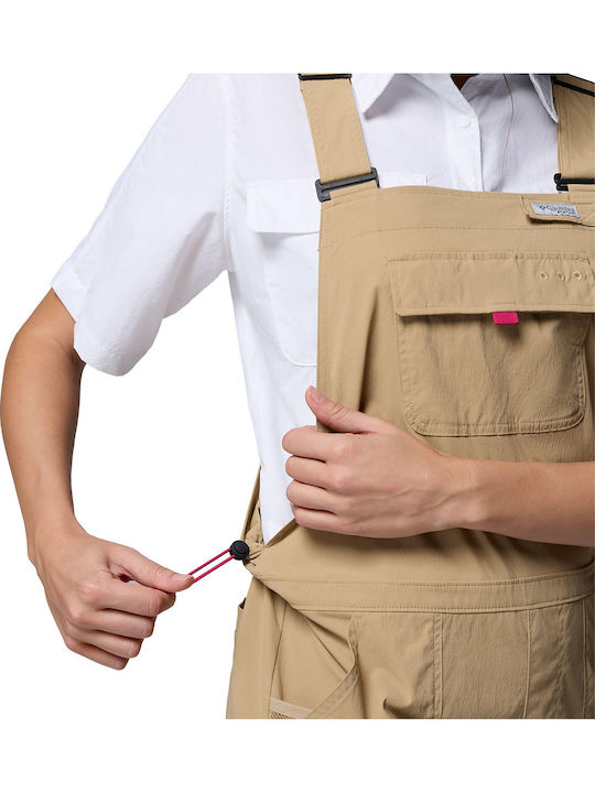 Damen Jumpsuit Beige
