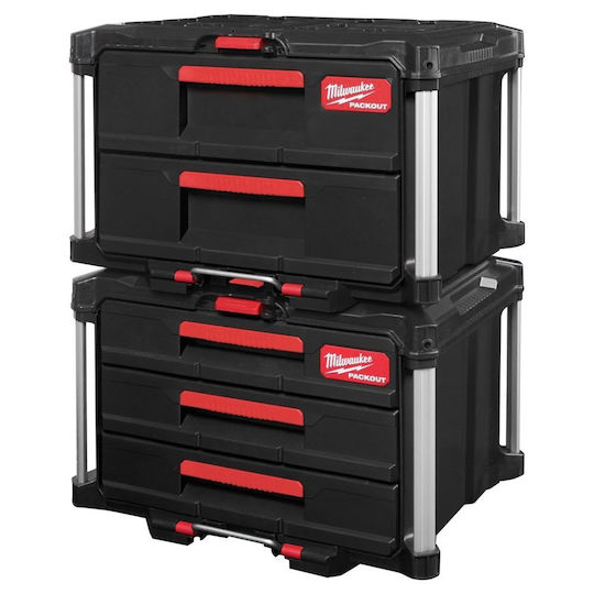 Milwaukee Packout Tool Compartment Organiser 5 Slot Black