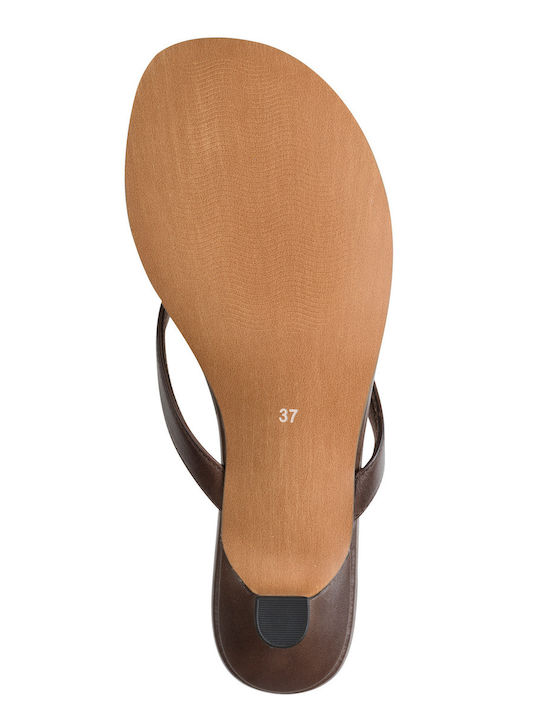 Damen Sandalen Braun Leder