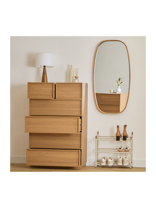 Kommode Schlafzimmer Holz 80x48x127cm