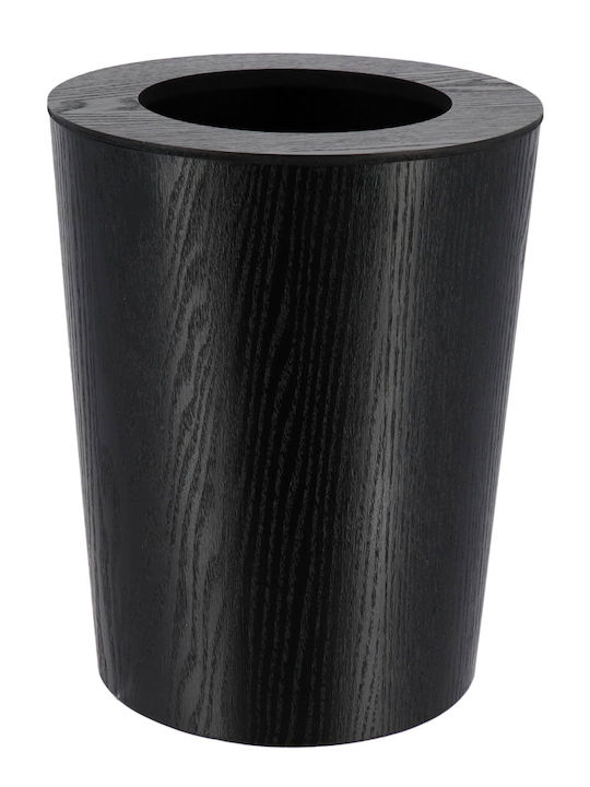 Coș De Baie Din Lemn 9l Negru