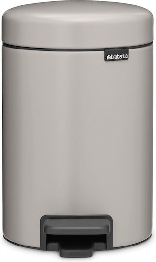 Brabantia Plastic Bathroom Bin 3l Gray