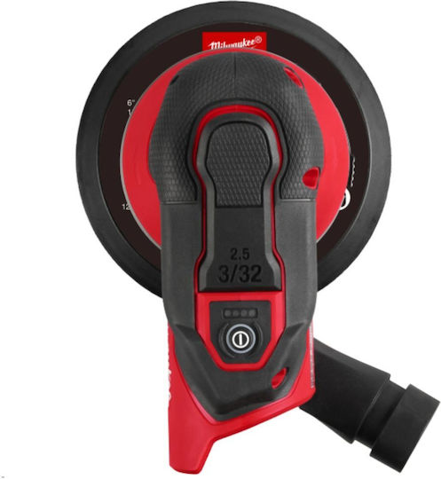 Milwaukee M12 FROS2.5-0 Eccentric Sander 150mm Battery 12V Solo with Speed Setting and Dust Suction System