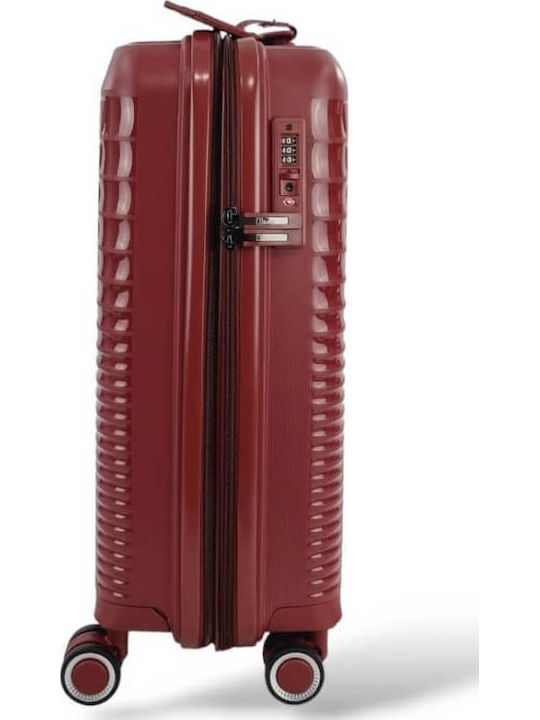Rain Großer Hartschalenkoffer Burgundisch mit 4 Rädern Höhe 75cm