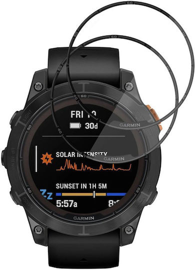 Techsuit Nano Flex Full Face Tempered Glass Pentru Garmin Fenix 7 2 Bucăți