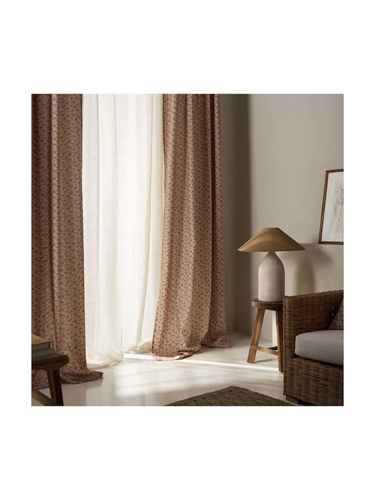 Gofis Home Curtain with Pencil Pleat Gofis Brown 130x270cm