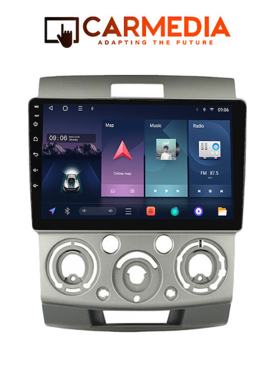 Carmedia Car Audio System for Ford Ranger Mazda BT-50 2006-2011 (Bluetooth/USB/WiFi/GPS/Apple-Carplay/Android-Auto) with Touch Screen 9"