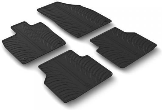 Lampa Set of Front and Rear Mats 4pcs Tray Type for Audi e-tron 2021+ Black