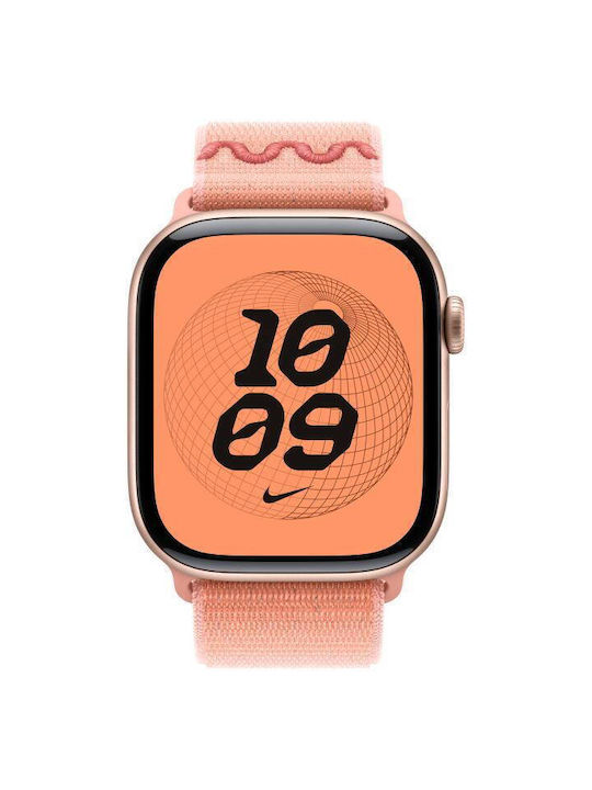 Curea Smartwatch Apple Mgd54zm/a Watch 46mm Nike Sport Loop Roz Curea Smartwatch Apple Mgd54zm/a Watch 46mm Nike Sport Loop Roz