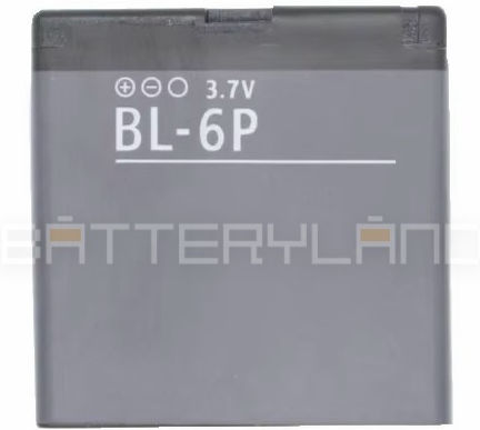 Nokia BL-6P Compatible Replacement Battery 830mAh for