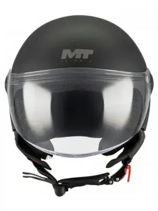 MT Street S Pure A1 Black Matt Κράνος Μηχανής Jet ECE 22.06 950gr