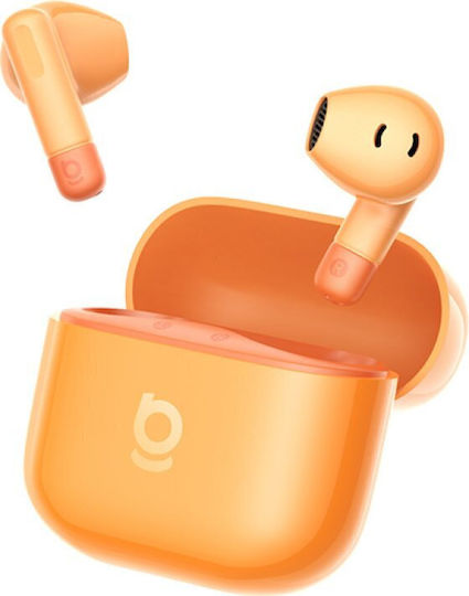 Baseus Bass BS2 Lite In-Ear Bluetooth Kopfhörer mit Schweißbeständigkeit und Ladekoffer Orange