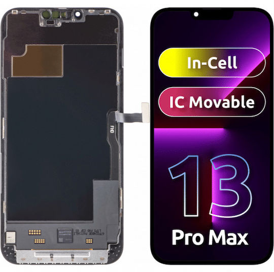 Екран със Сензорен Механизъм за iPhone 13 Pro Max (Черен)