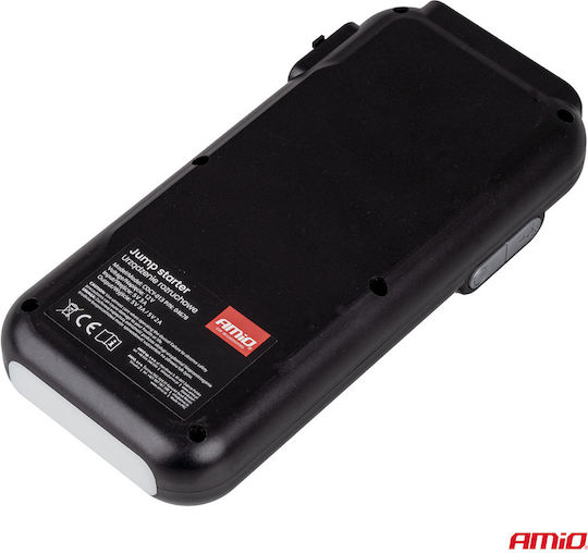AMiO Tragbarer Batterie-Starter Auto & Motorrad 12000mAh mit Power Bank USB Taschenlampe 12V