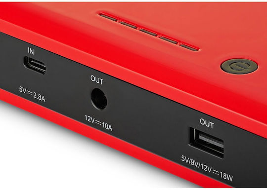 Telwin Tragbar Auto-Starthilfe 12000mAh mit USB / Power Bank,Powerbank 12V