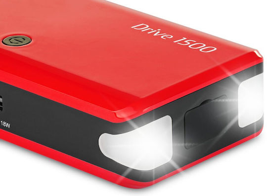Telwin Tragbar Auto-Starthilfe 12000mAh mit USB / Power Bank,Powerbank 12V