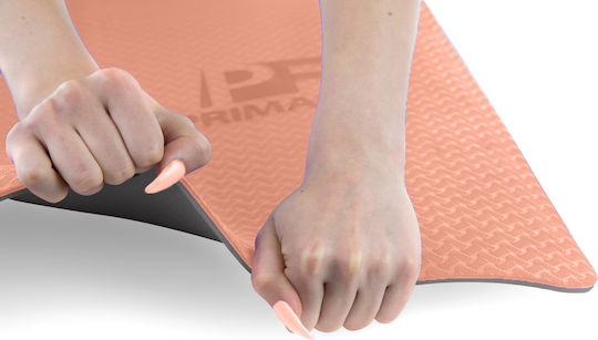 PrimaFit Упражнение Мат Йога Бежов (183x61см)