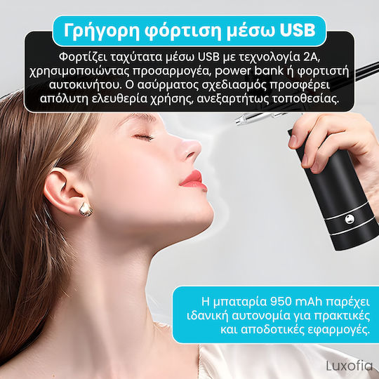 Aerograf Airbrush cu recipient 35ml și compresor Bec 0.3mm Presiune 1.8bar Baterie Chitare electrice