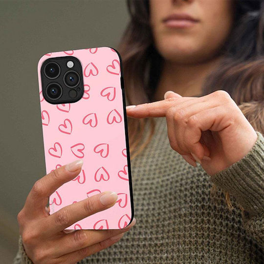 Sonique Heart Series Motorola Moto G56 5G Rosa Handyhülle