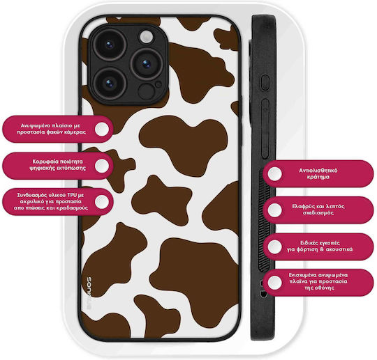 Sonique Case Animal Print Series Oppo Reno15 F 5G Oppo Reno15 Fs 5G Cow 02