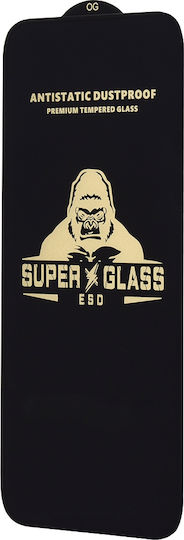 Techsuit Back Cover Tempered Glass Black Poco X8 Pro Max