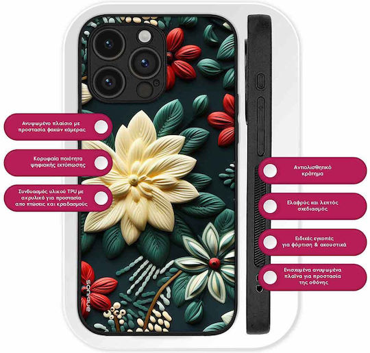 Sonique Case 3d Flower Series Oppo Reno15 F 5g Oppo Reno15 Fs 5g Green