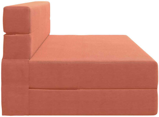 Three-Seater Couch Bed Red 203x152 cm