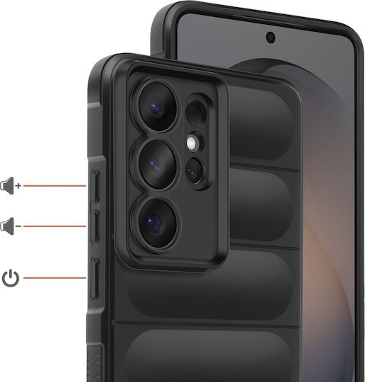 Husă Amorus Galaxy S26 Ultra Moale Șoc Rezistent Compatibil Încărcare Wireless Qi Neagră