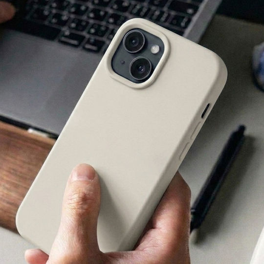 Rhinoshield Case Iphone 15 Plus Magsafe Soft Shockproof Solidx Series Beige