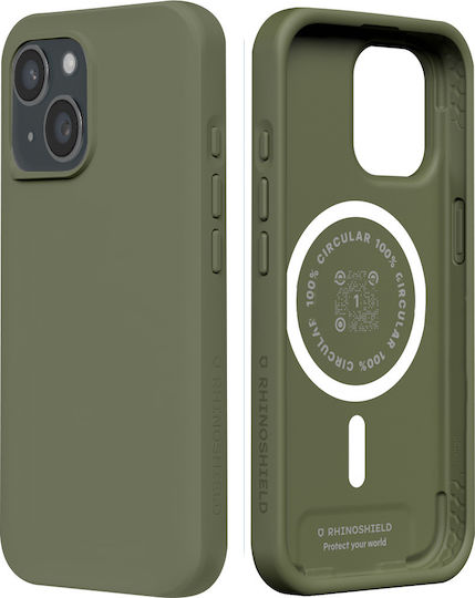 RhinoShield Magsafe Hülle Für iPhone 15 Plus Weiche Stoßfeste Solidx Serie Grüne