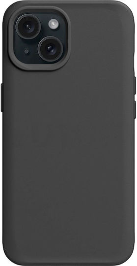 RhinoShield Handyhülle iPhone 15 Plus Magsafe Weiche Stoßfeste Solidx Serie Schwarz
