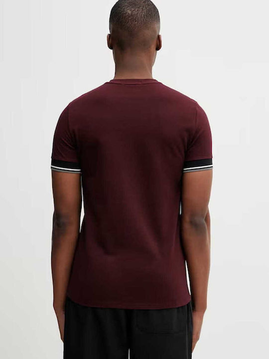 T-shirt Μπορντό
