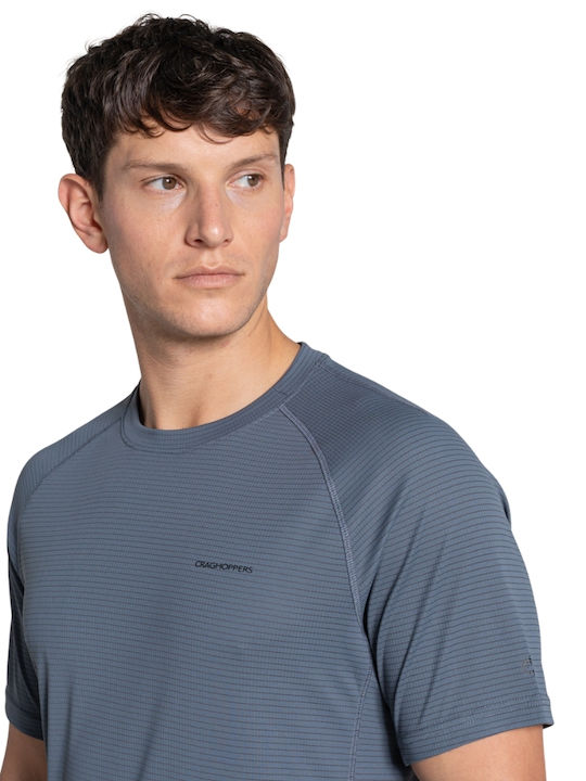 Kurzarm Herrenbluse Grau