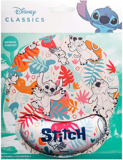 Wondee Disney Stitch Ergonomic Xxl Mouse Pad Wrist Rest Multicolor