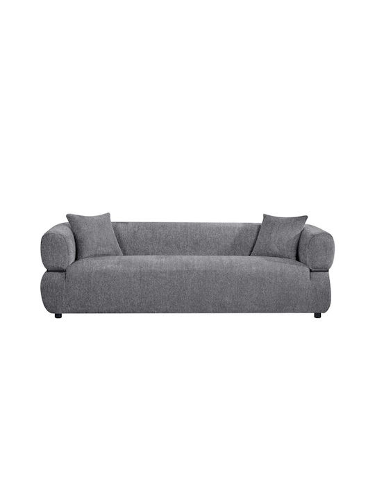 Canapea Cu Trei Locuri Gri 229x88x68cm