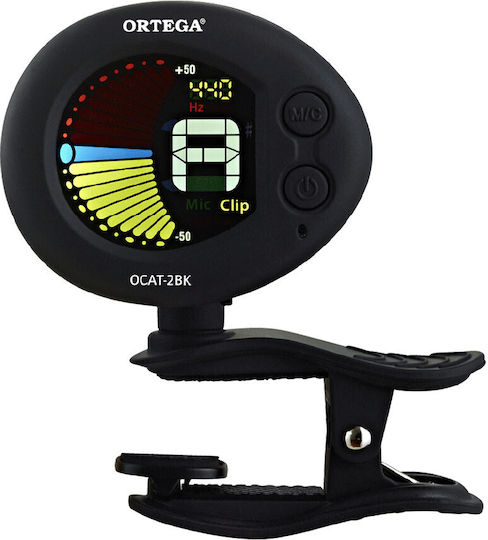 Ortega Ocat-2bk Clip Tuner Multicolor Metronome