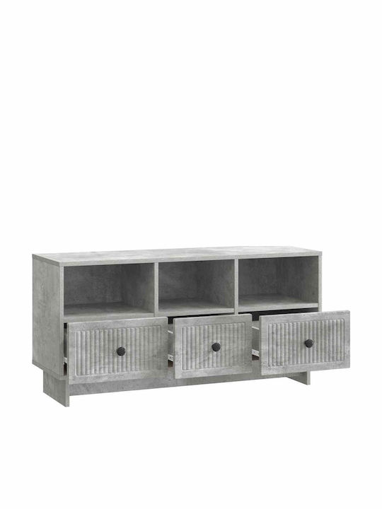 Έπιπλο Τηλεόρασης Γκρι Μ102xΠ34.5xΥ50cm
