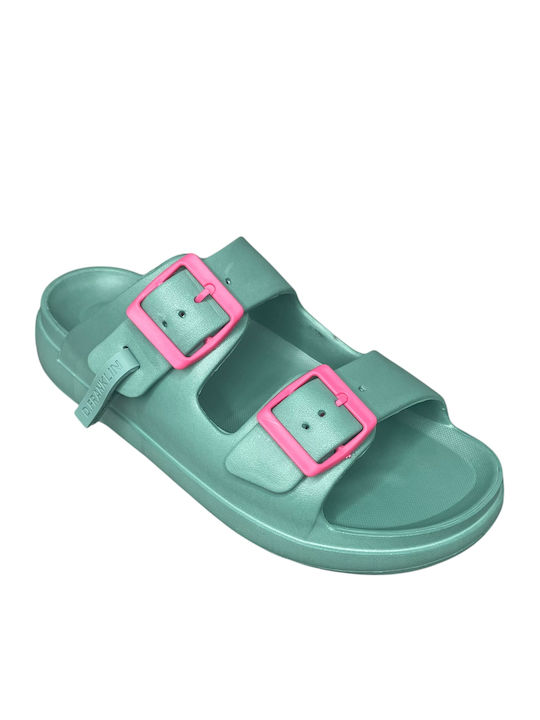 Vibe Foam Γυναικεία Σανδάλια Τιρκουάζ