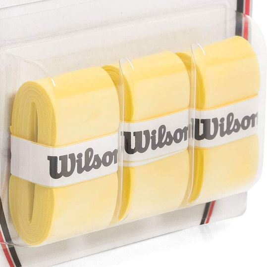 Wilson Comfort Overgrip Κίτρινα 3τμχ