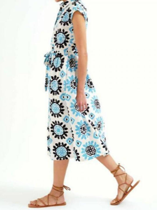 Summer Midi Shirt Dress