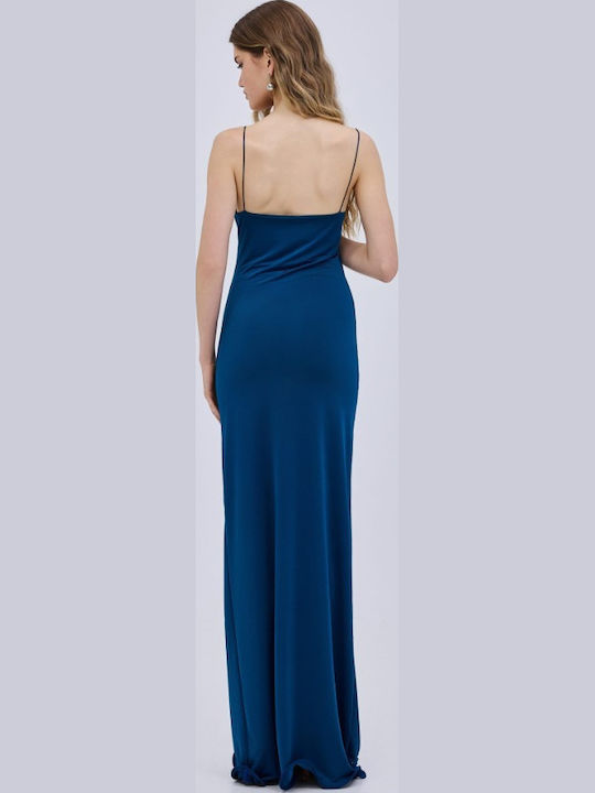 Summer Maxi Dress for Wedding and Christening Blue