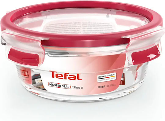 Tefal Glas Mittagsboxen Rot 600ml