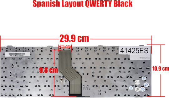 Teclado Español Para Portátil Spanish Laptop Keyboard Acer Travelmate 3200 3201 3202 Haier W66 Founder T360 T650n R640g T6500 Tongfang V100c K020646k1 K020646a1 K020646g1 Es Black Κωδ.41425es