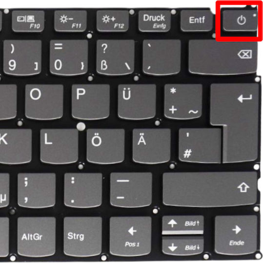 Немска Клавиатура За Лаптоп Lenovo Ideapad 720s-13ikb 81a8 720s-13ikbr 81bv 720s-13arr 81br 5cb0p18900 5cb0p18997 Sn20n04485 Lcm16p2 Pk131491a20 De Без Рамка С Подсветка Сива Код 41349denofr