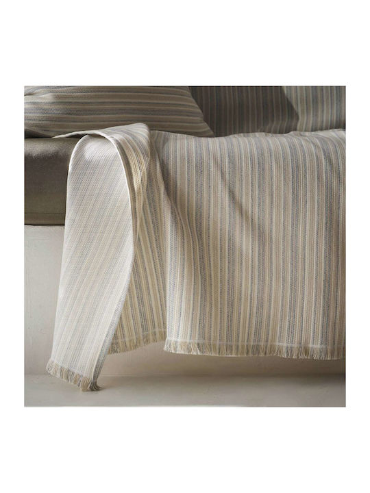 Gofis Home Nymeria Armchair Throw Jacquard 180x180cm Gray