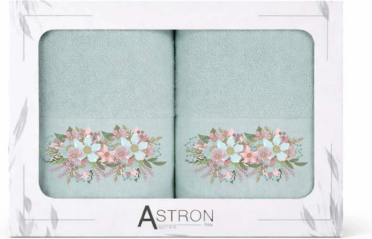 Astron Italy Кърпа За Лице Blossom Ecru 2 Брой Тегло 500гр/м²