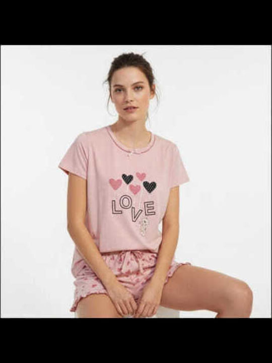 Prive Underwear Set Pijamale Dama De Vară Roz